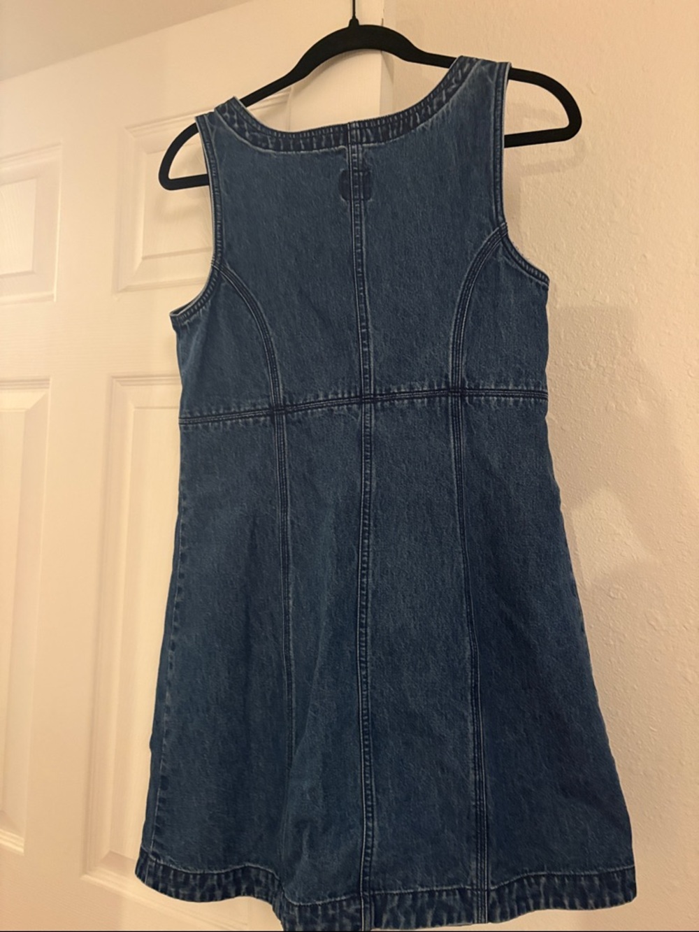 GAP Button-Front Denim Sundress in Blue - Picture 4 of 4
